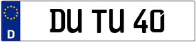 Truck License Plate